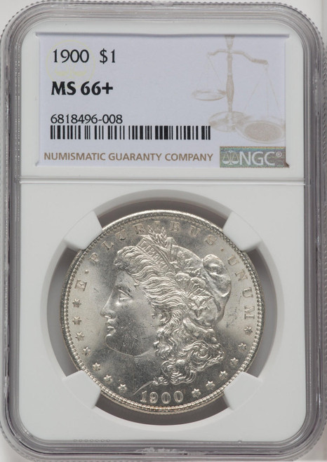 Bullionshark 1900 Silver Morgan Dollar NGC MS66+ 