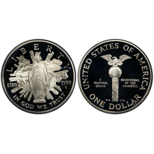 Buy 1989 Congressional Half Dollar GEM Proof online at Bullion Shark.