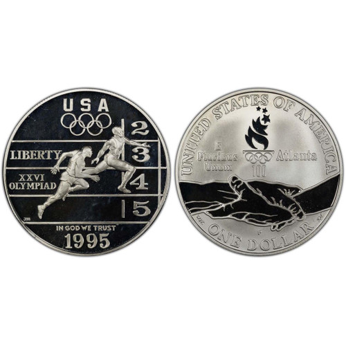 Buy 1995 Cycling Dollar GEM Proof online at Bullion Shark.