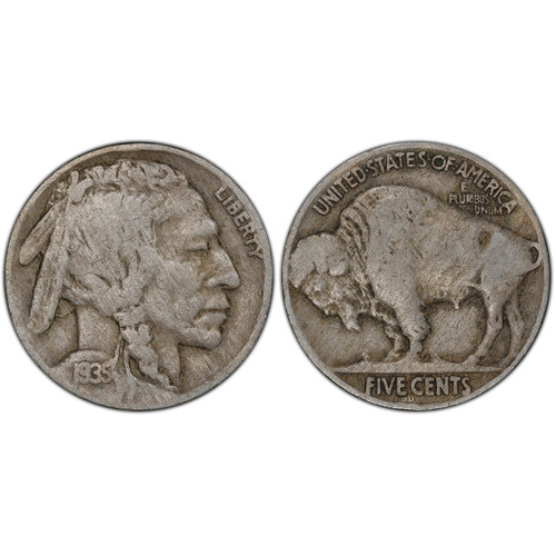 Bullionshark 1935-D Buffalo Nickel Circulated 