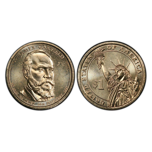 Bullionshark 2011-D James A. Garfield Presidential Dollar 