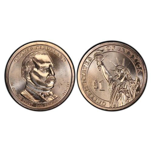 Bullionshark 2012-P Grover Cleveland (Term 1) Presidential Dollar 