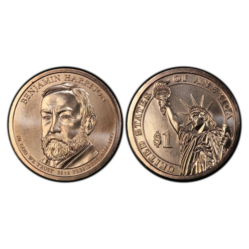 Bullionshark 2012-P Benjamin Harrison Presidential Dollar 