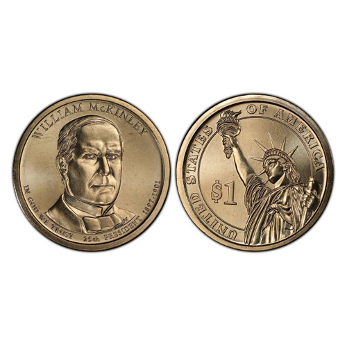 Bullionshark 2013-D William McKinley Presidential Dollar 