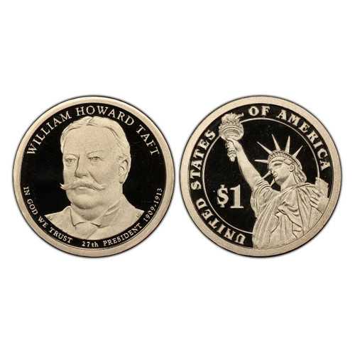 Bullionshark 2013-S William Howard Taft Presidential Dollar - Proof 