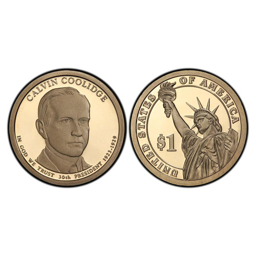 Bullionshark 2014-S Calvin Coolidge Presidential Dollar - Proof 