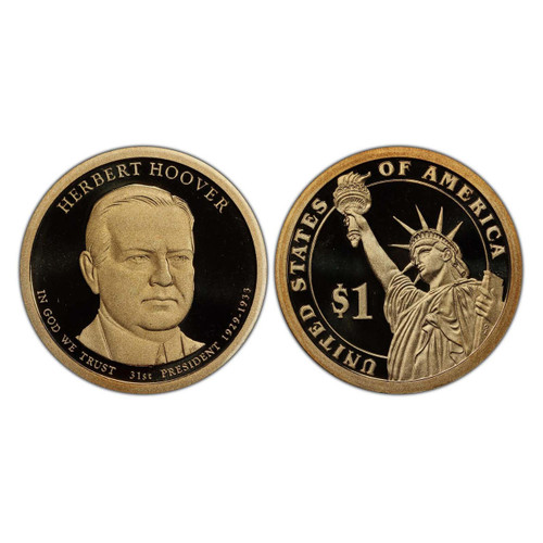 Bullionshark 2014-S Herbert Hoover Presidential Dollar - Proof 