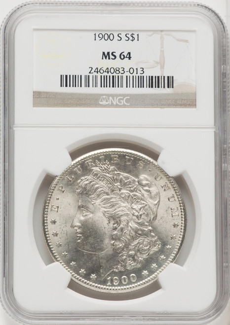 1900-SSilver Morgan Dollar NGC MS64