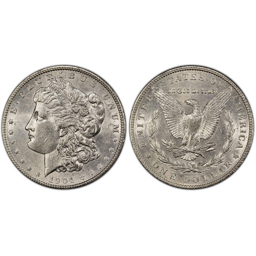 Bullionshark 1904 Morgan Dollar AU/BU - Before The Break 