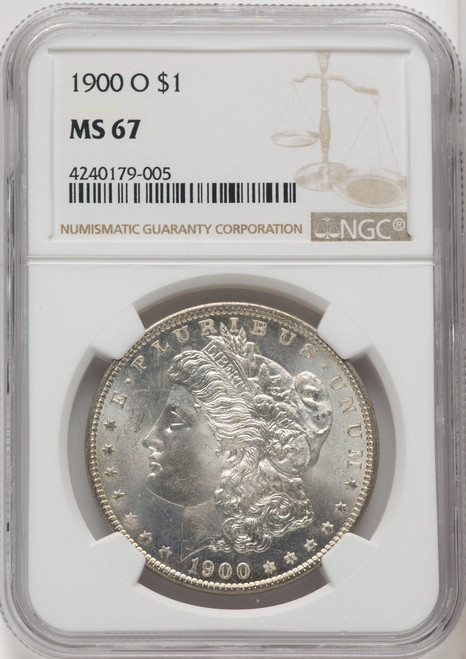  1900-O Morgan Silver Dollar NGC MS67 