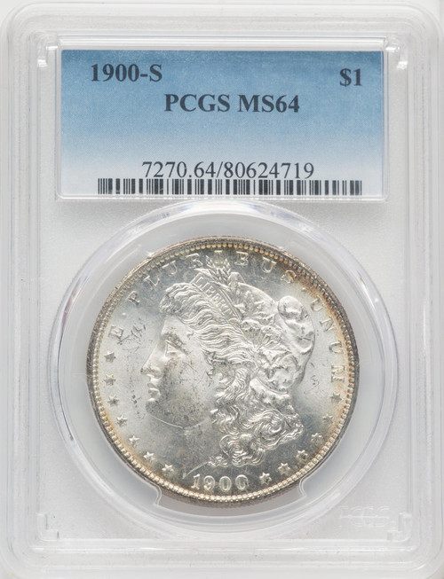 Bullionshark 1900-S Morgan Silver Dollar PCGS MS64 
