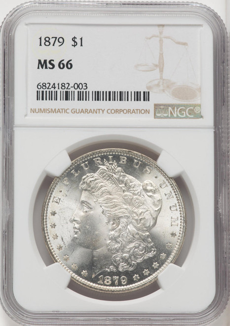 Bullionshark 1879 Morgan Silver Dollar NGC MS66 