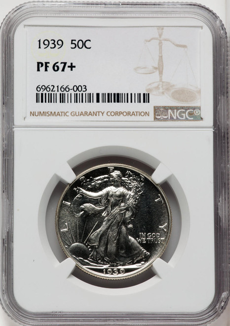 Bullionshark 1939 Proof Walking Liberty Half Dollar NGC PF67+ 