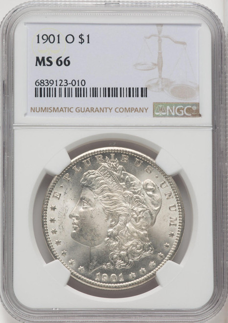 Bullionshark 1901-O Morgan Silver Dollar NGC MS66 