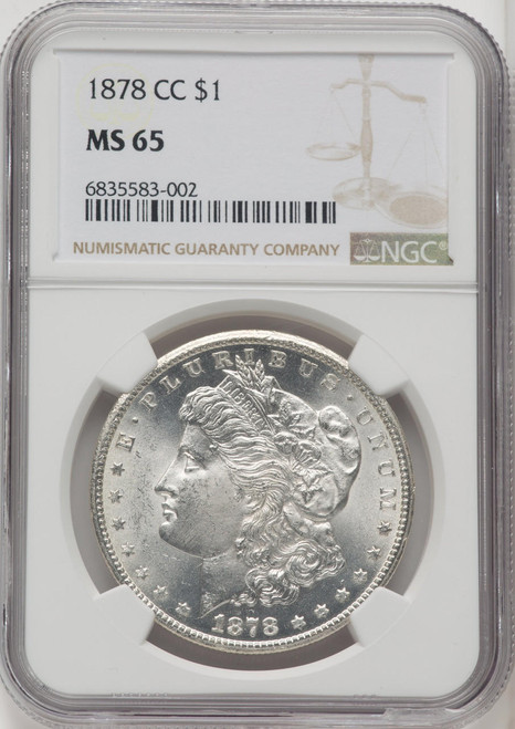 Bullionshark 1878-CC Morgan Silver Dollar NGC MS65 - 766863018 