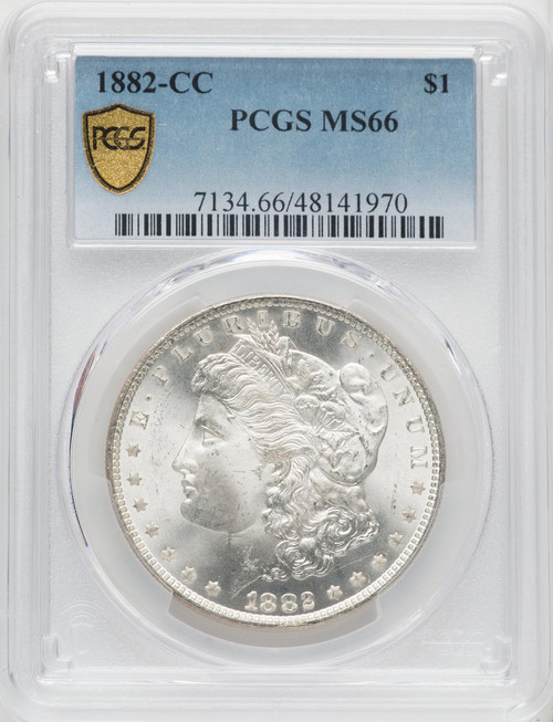 Bullionshark 1882-CC Morgan Silver Dollar PCGS MS66 