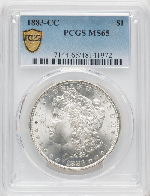Bullionshark 1883-CC Morgan Silver Dollar PCGS MS65 - 506001046 