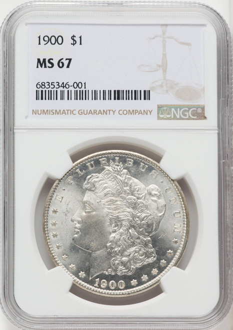 Bullionshark 1900 Morgan Silver Dollar NGC MS67 - 766884003 