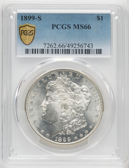 Bullionshark 1899-S Morgan Silver Dollar PCGS MS66 