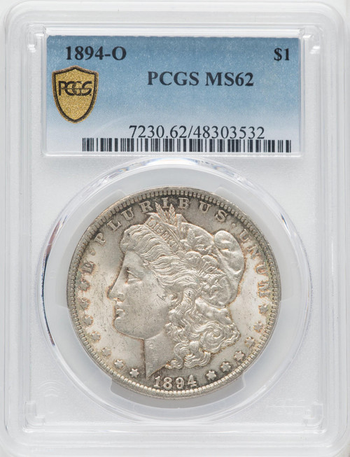  1894-0 Silver Morgan Dollar PCGS MS62 