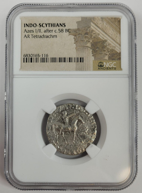 Bullionshark Journey of the Magi / Azes II silver, NGC Certified(MG) 