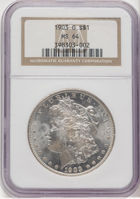  1903-O Morgan Silver Dollar NGC MS64 