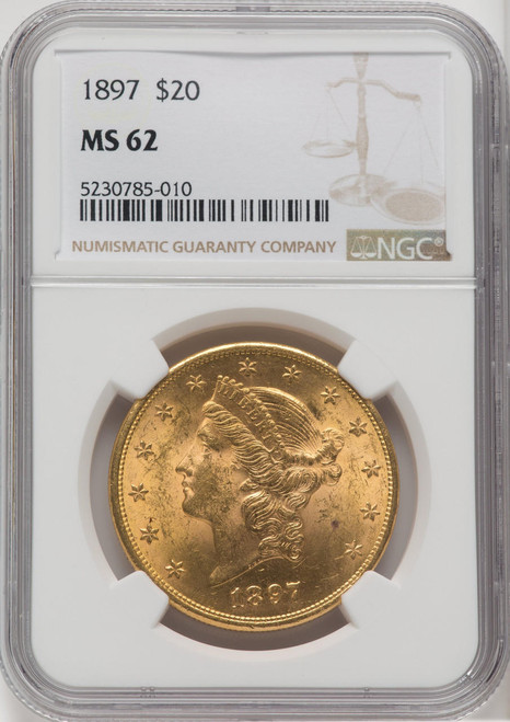1897 $20 Gold Liberty NGC MS62 - 173750041