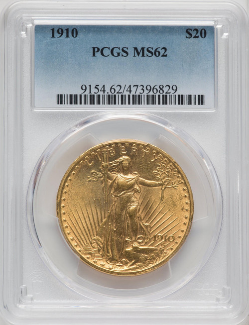  1910 $20 Saint Gaudens PCGS MS62 - 764091023 