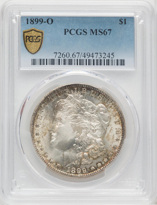  1899-O Morgan Silver Dollar PCGS MS67 
