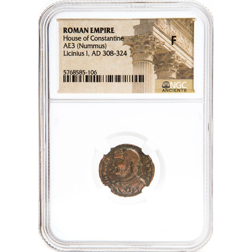 Roman AE of Licinius 1st (AD 308-324) NGC (F)