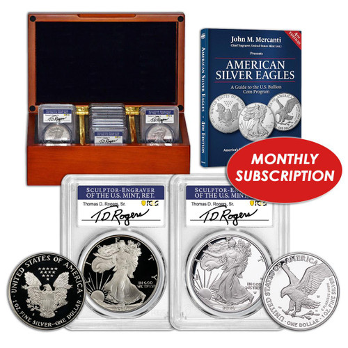 1986-2021 Complete Silver Eagle Set PCGS PR70 DCAM | Bullion Shark