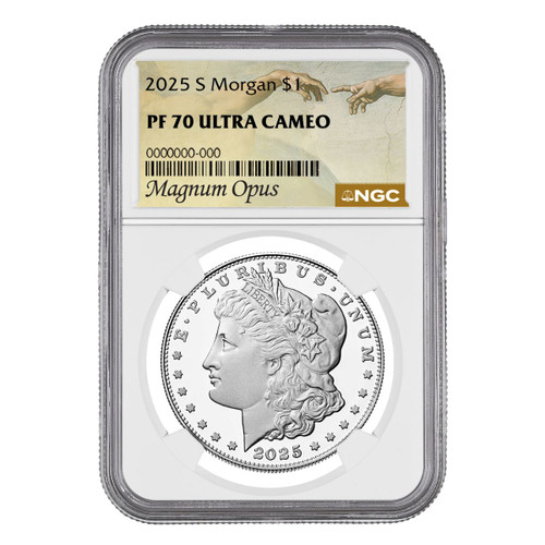 2025-S Morgan Dollar NGC PF70 UCAM - Magnum Opus