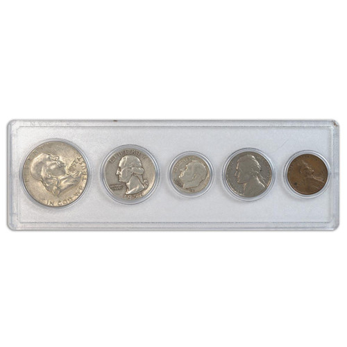 1950 Year Set 5 Coins in Very Fine or Better Condition
