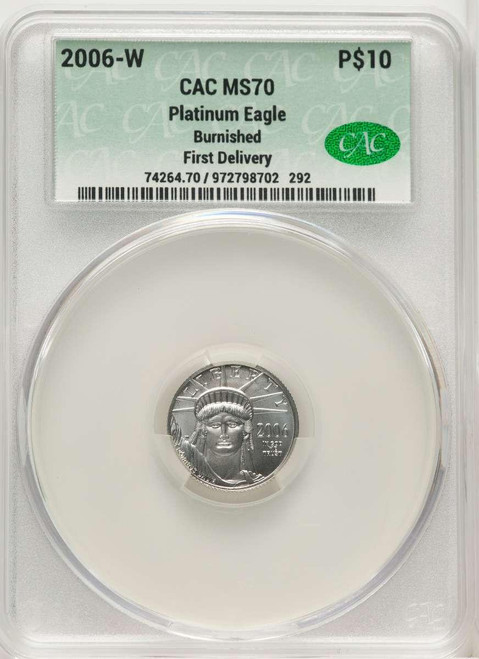 Burnished Platinum Eagles For Sale