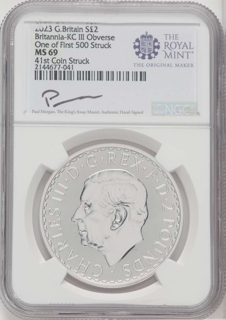 1000 MS Royal Succession Coin NGC MS69 coin front image