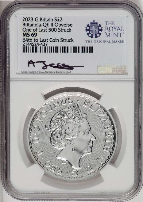 1000 MS Royal Succession Coin NGC MS69 coin front image