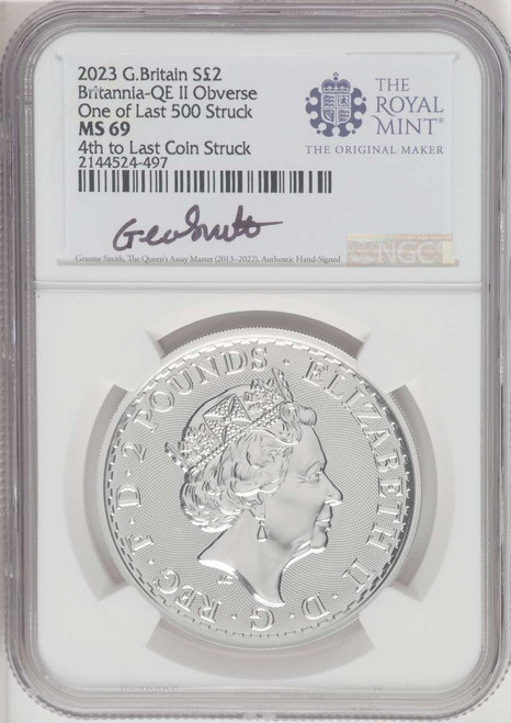 1000 MS Royal Succession Coin NGC MS69 coin front image