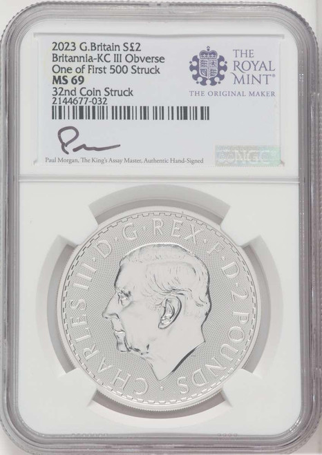 1000 MS Royal Succession Coin NGC MS69 | Rare Coins For Sale
