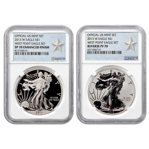希少　2013 アメリカ　イーグル銀貨　2枚セット　NGC PF70 SP70 希少 2013 アメリカ イーグル銀貨 2枚セット NGC PF70 SP70 2013