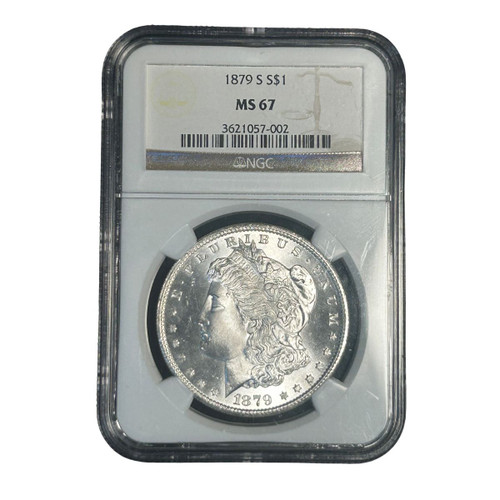 1879-S Morgan Silver Dollar NGC MS 67