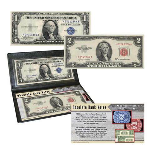  Obsolete Bank Notes Collection in Album 