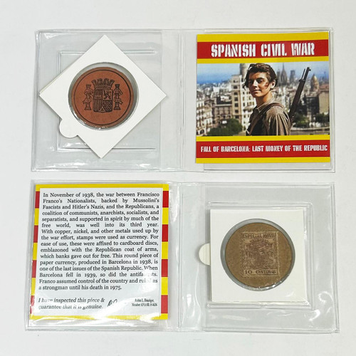 Bullionshark Spanish Civil War: Fall of Barcelona: Last Money of the Republic (mini) 