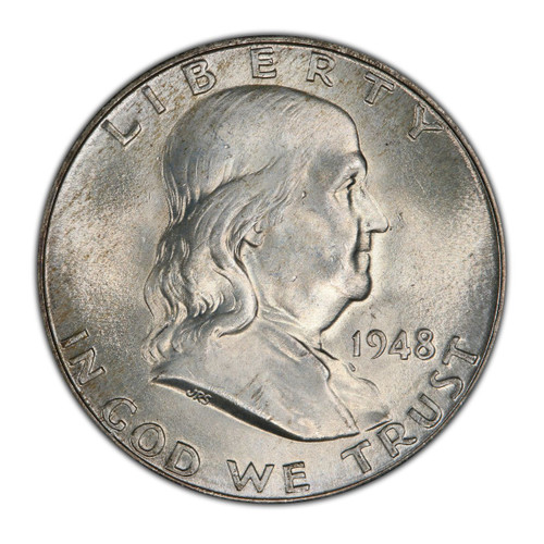 1948-D Franklin Half Dollar – Brilliant Uncirculated 1948-D Franklin Half Dollar – Brilliant Uncirculated