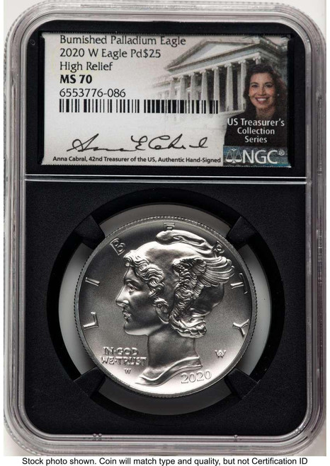 Bullionshark 2020-W $25 Palladium Eagle Coin NGC MS70 - HAT521612016  Bullionshark 2020-W $25 Palladium Eagle Coin NGC MS70 - HAT521612016