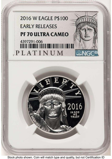 Bullionshark 2016-W $100 Modern Bullion Coin NGC MS70   One-Ounce Platinum Eagle, Statue of Liberty, First Strike - HAT781956003  Bullionshark 2016-W $100 Modern Bullion Coin NGC MS70   One-Ounce Platinum Eagle, Statue of Liberty, First Strike - HAT781956003