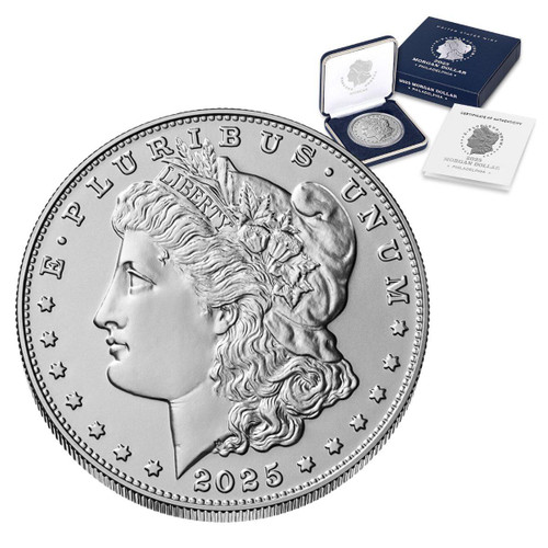  2025 Morgan Silver Dollar Uncirculated Coin OGP 