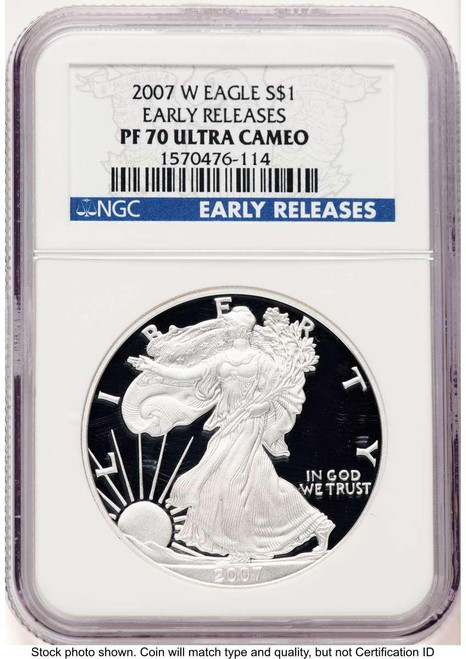 Bullionshark 2007-W S$1 Modern Bullion Coin NGC MS70   First Strike - HAT759384030 