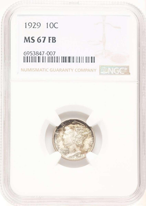 Bullionshark 1929 10C Mercury Dime Coin NGC MS67 - HAT781414001 