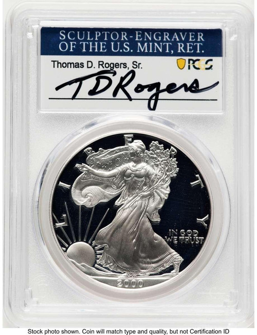 Bullionshark 2000-P S$1 Proof American Silver Eagle Coin PCGS PR70 DCAM - HAT781017141 