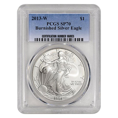 希少　2013 アメリカ　イーグル銀貨　2枚セット　NGC PF70 SP70 2013-W Silver Eagle NGC SP70/RevPF70 - 2pc Anniversary Set